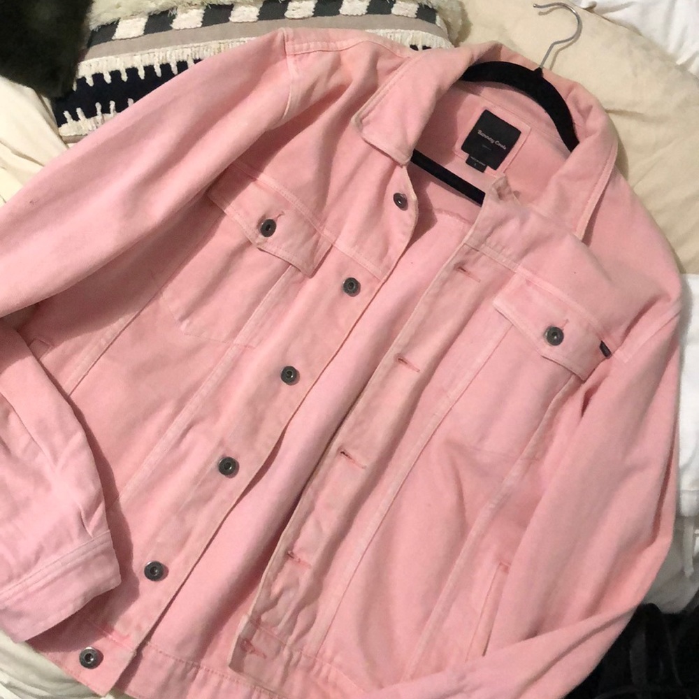 Pink denim Barney Cools jacket